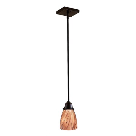 Arroyo Craftsman SSH-1-N Simplicity One Light Stem Hung Pendant, Nickel Metal Finish